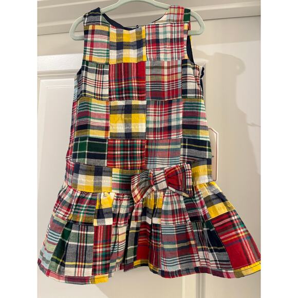 Classic Prep Girl's Cameron Plaid Drop Waist Dress, Size 2T NWT - Picture 3 of 6